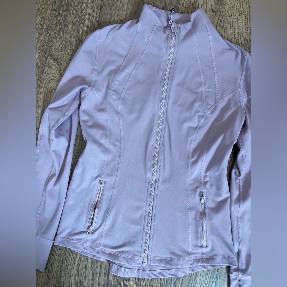 90 Degree by Reflex Zip Up Small Mauve Pink EUC